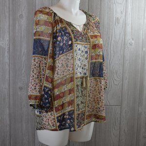 Westport 1962 Patchwork Look Top PLUS SIZE 1X